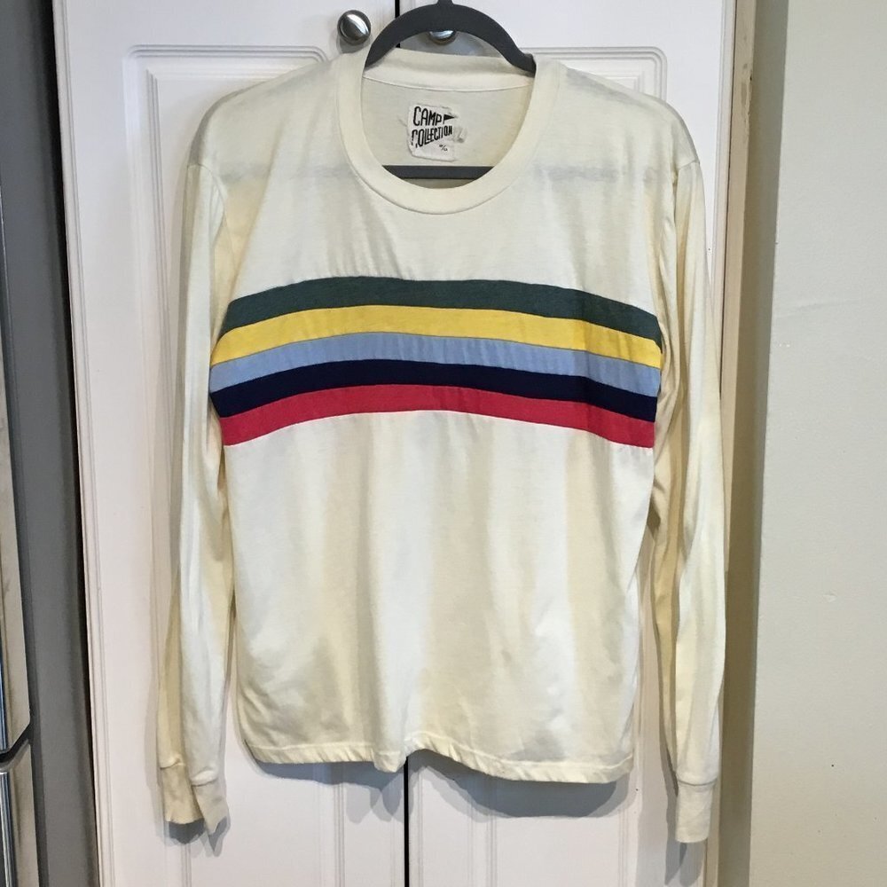 Camp Collection Multi-Striped Long Sleeve T-Shirt